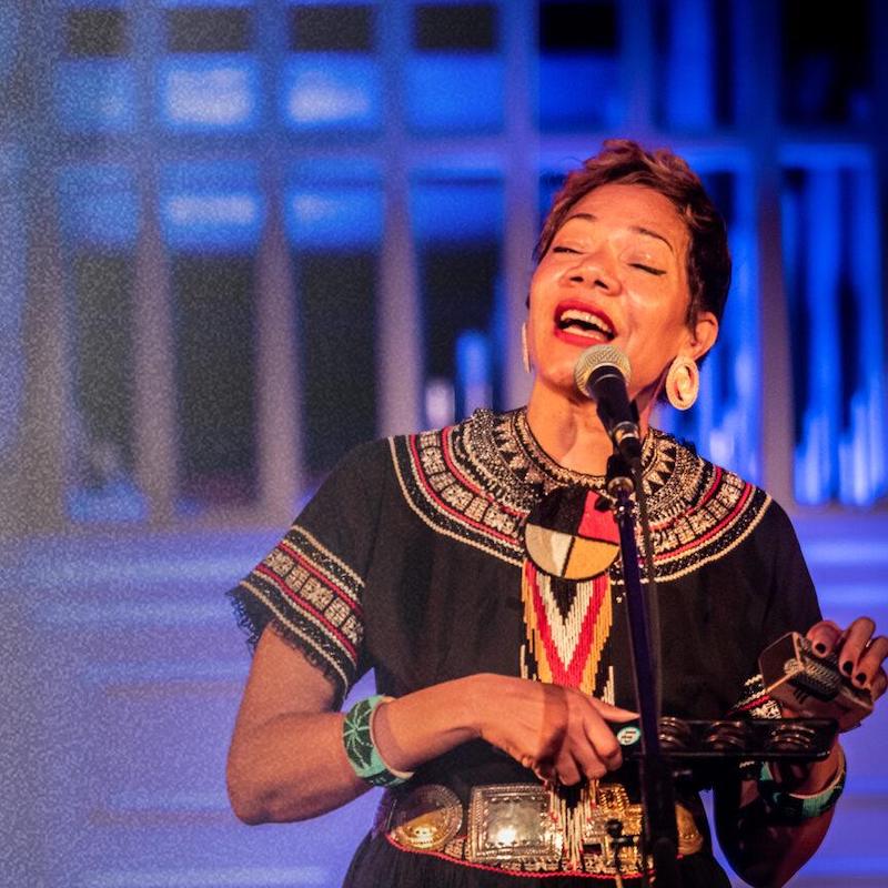 Martha Redbone at the Spiegeltent at Fisher Center at Bard in Annadale-on-hudson NY