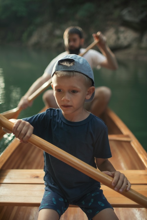 Canoeing on Fathers day
