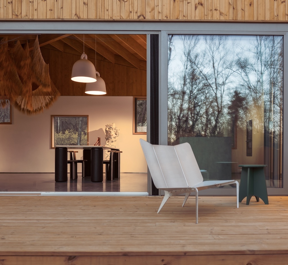 The patio and bespoke furniture at SENSE OF PLACE - an immersive design showcase