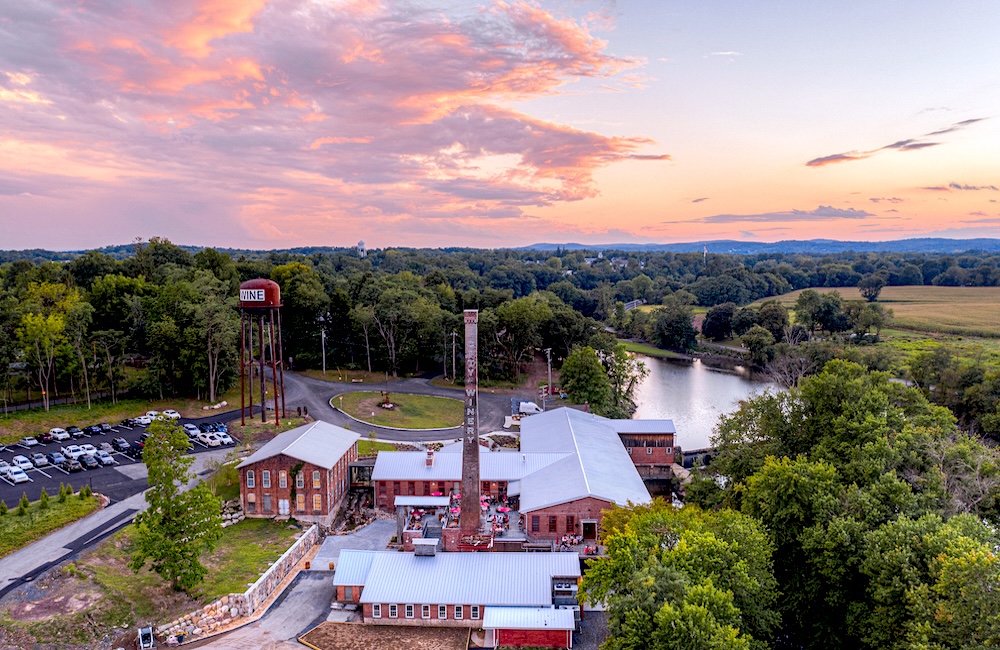 City Winery in the Hudson Valley Drone view