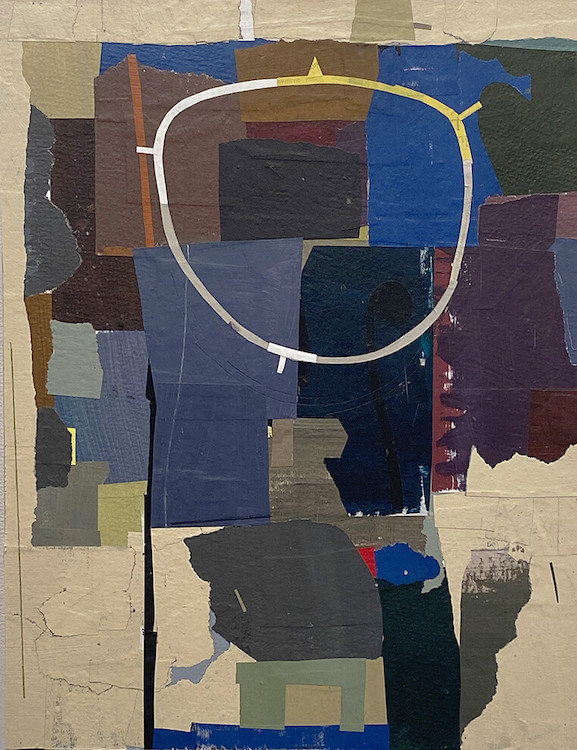 Crown. 14"x11" Mixed Media by David Hornung.
