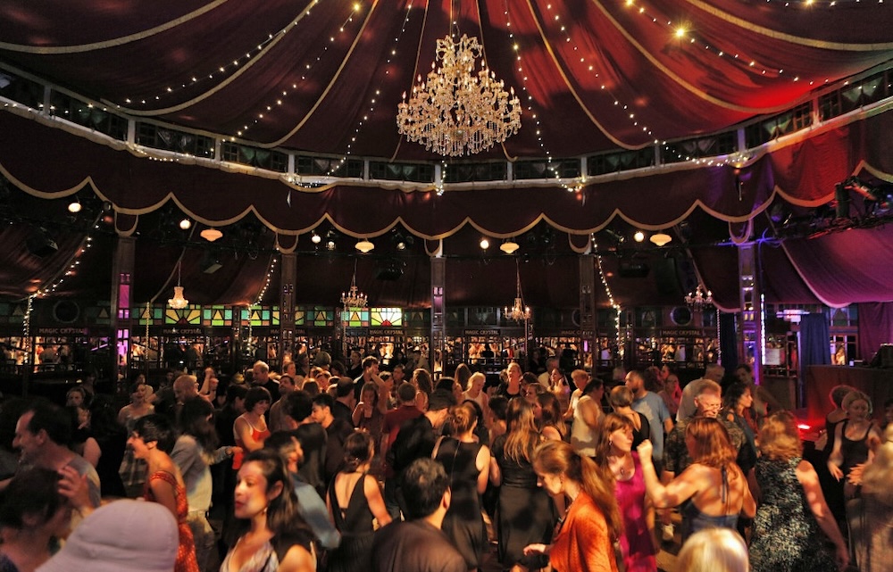 Dancefloor at Spiegeltent: Bard SummerScape