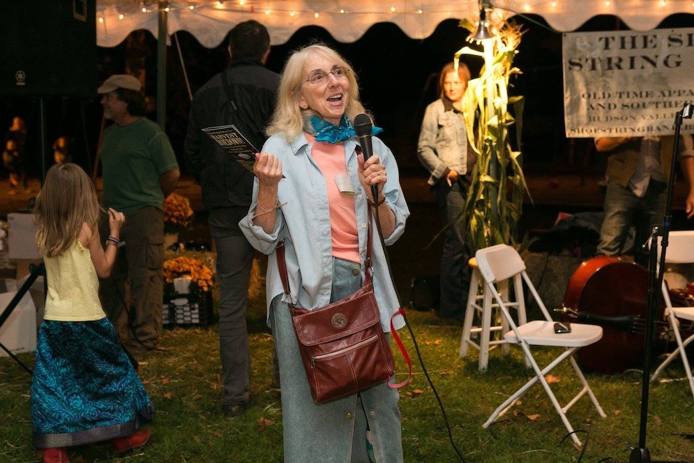 Deborah DeWan at the Rondout Valley Growers Association.