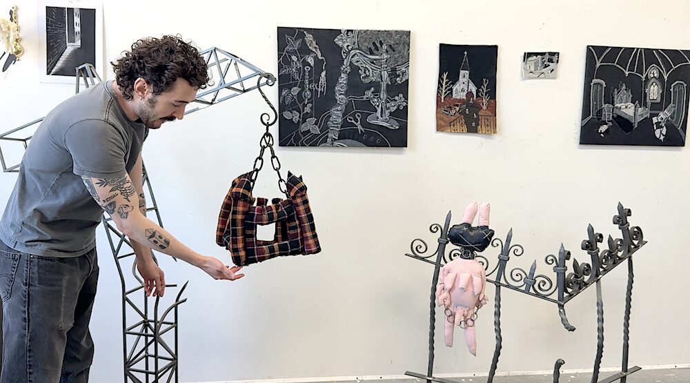 INSIDE+OUT Upstate NY is in the studio with textile artist and sculpture, Matthew Gilbert