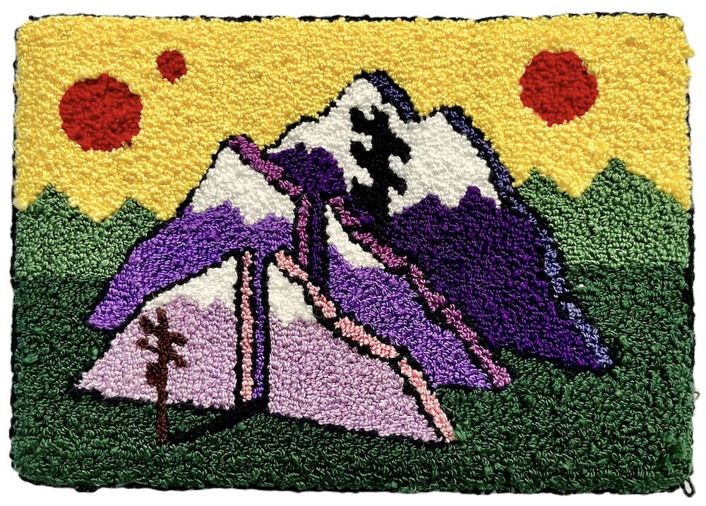 Textile art by Matthew Gilbert