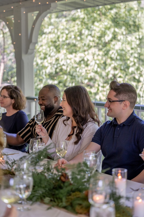 A toast Hudson Valley Wine Dinners at Mohonk Mountain House in New Paltz NY.