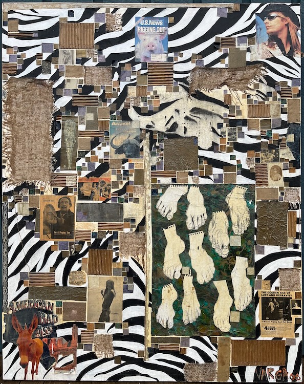 Christina Varga mixed media American Bad Ass