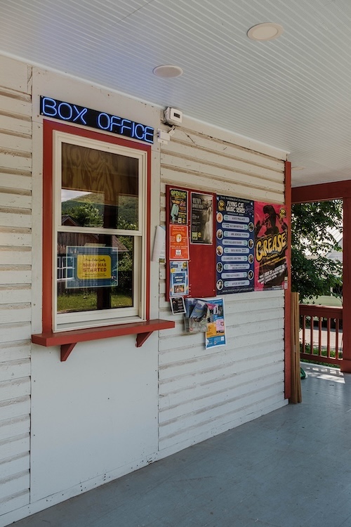 Ticket booth at Phoenicia playhouse