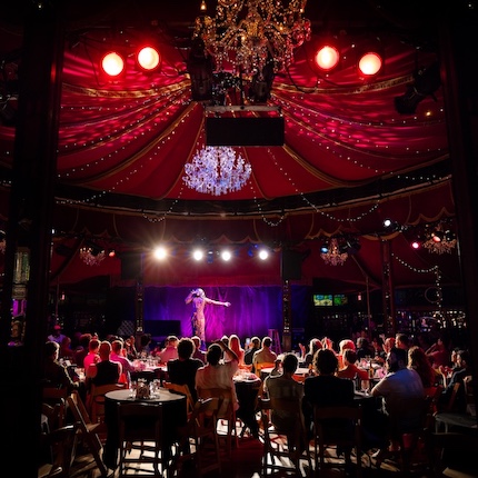 Bard's Spiegeltent at the Fisher Center