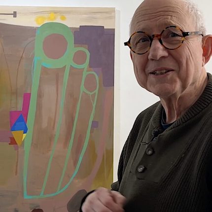 In the Studio with Acclaimed Painter, Collage Artist and Educator David Hornung