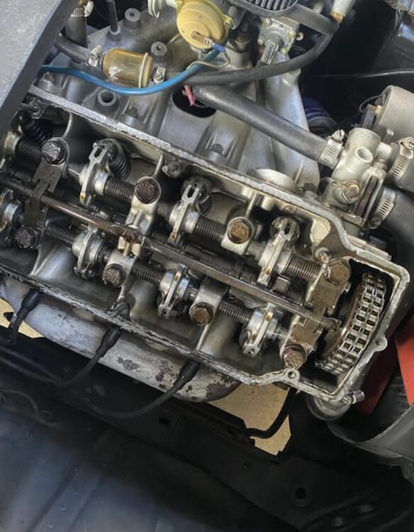 Car engine.