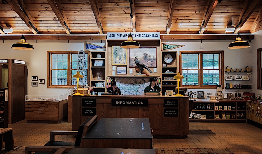 The Catskills Visitor Center in Mount Tremper NY