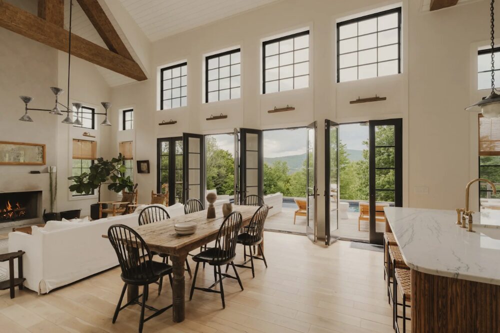 Open space design at 648 Scudder Hill Rd, Roxbury NY.