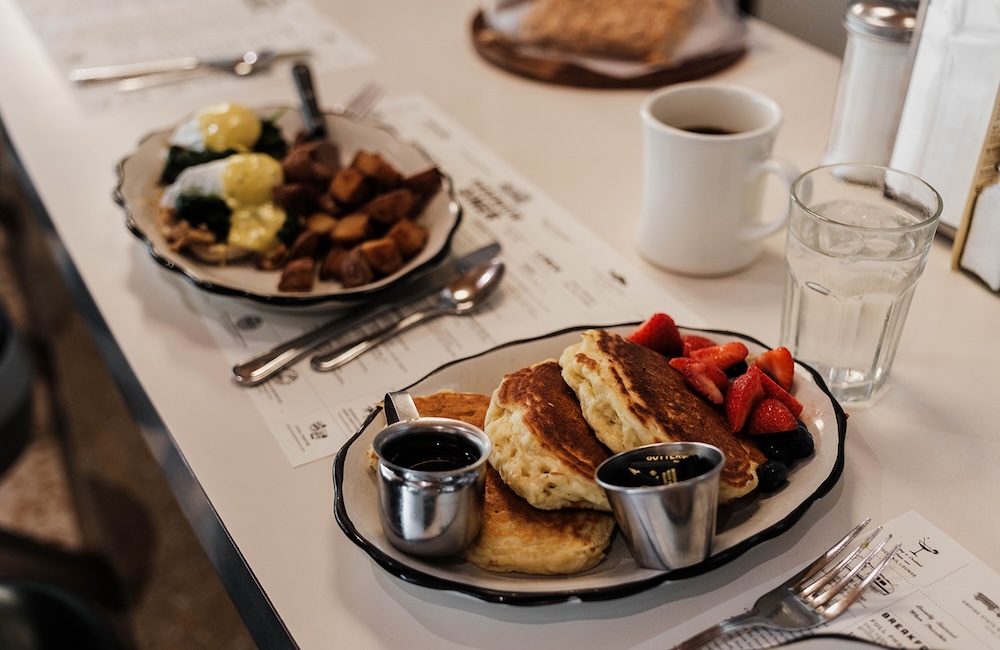 Breakfast and pancakes at the Phoenicia Diner in Phoenicia NY