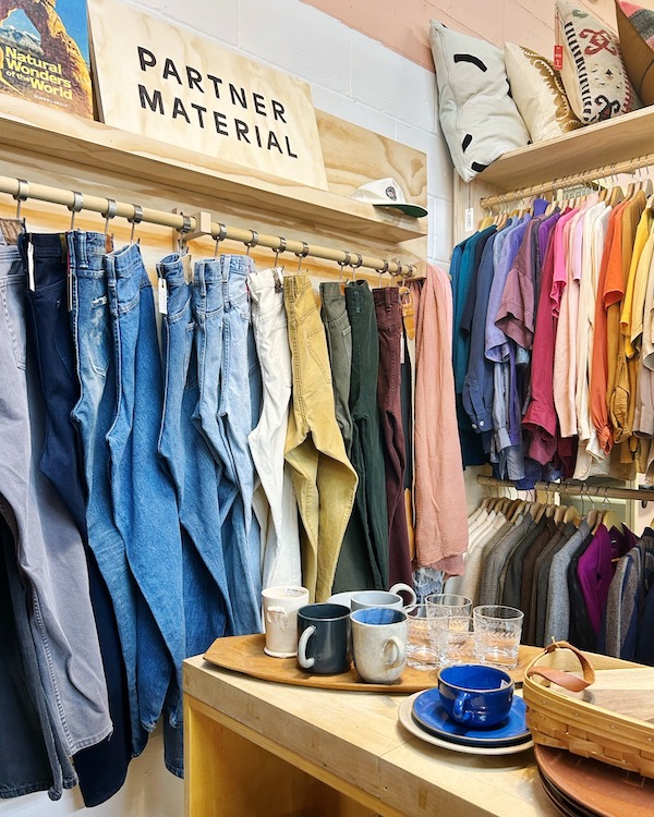 Partner Material booth at Red Owl Flee in Kingston, NY.