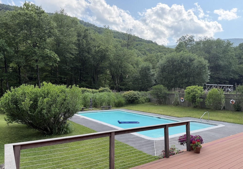 The Pool at Menla Resort in Mount Trempler NY