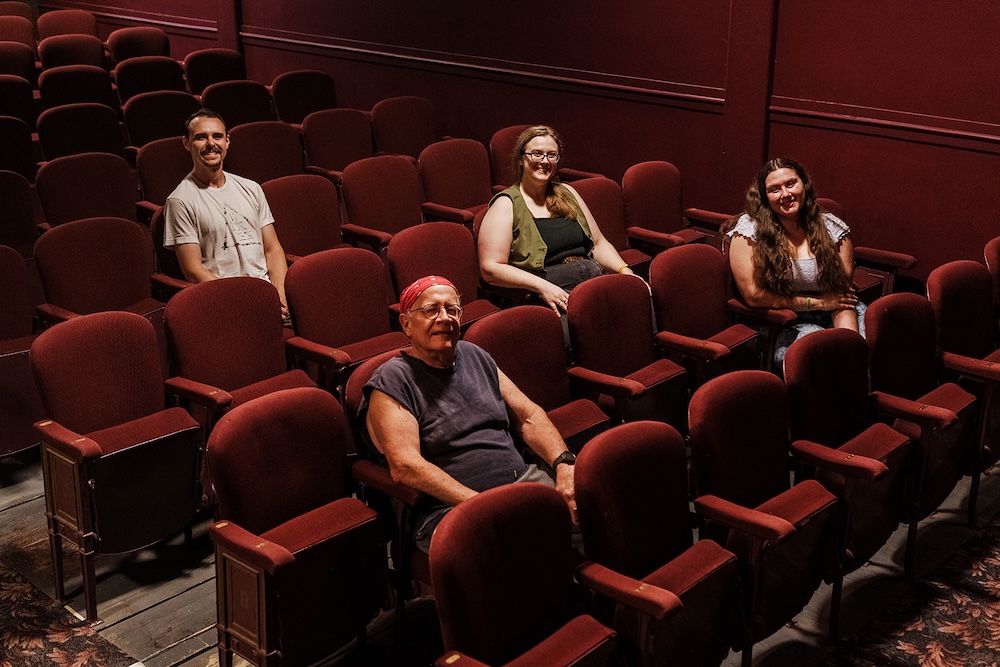 The Phoenicia Playhouse Staff sitting in theater seats