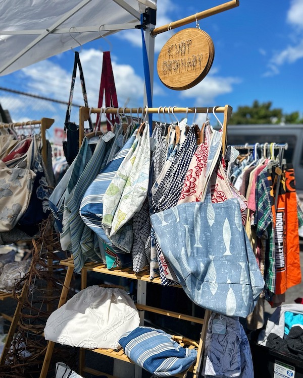 Summer bags at Red Owl Flea in Kingston, NY.