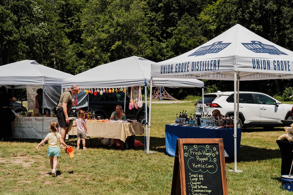 Shopping at The Phoenicia Farmers Market on Sundays