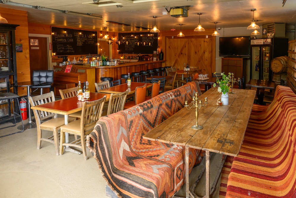 The tasting room at Stone Ridge Orchard