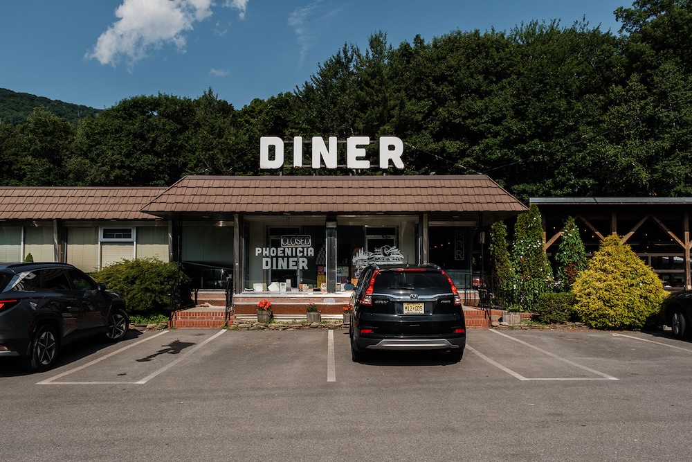 the Phoenicia Diner in Phoenicia NY