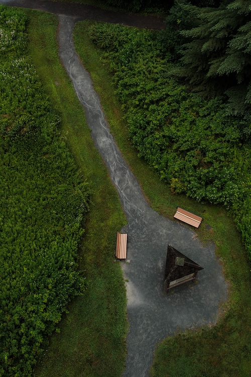 Views from the fire tower at the Catskills Visitor Center in Mount Tremper