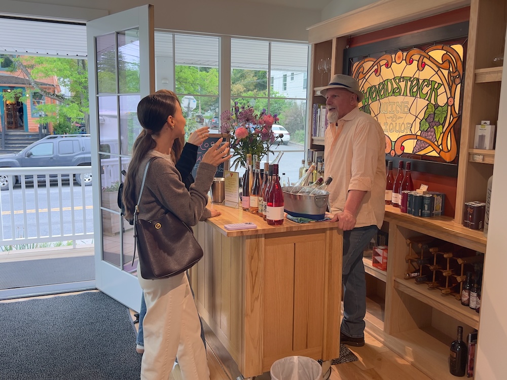rose wine tasting at Woodstock Wines