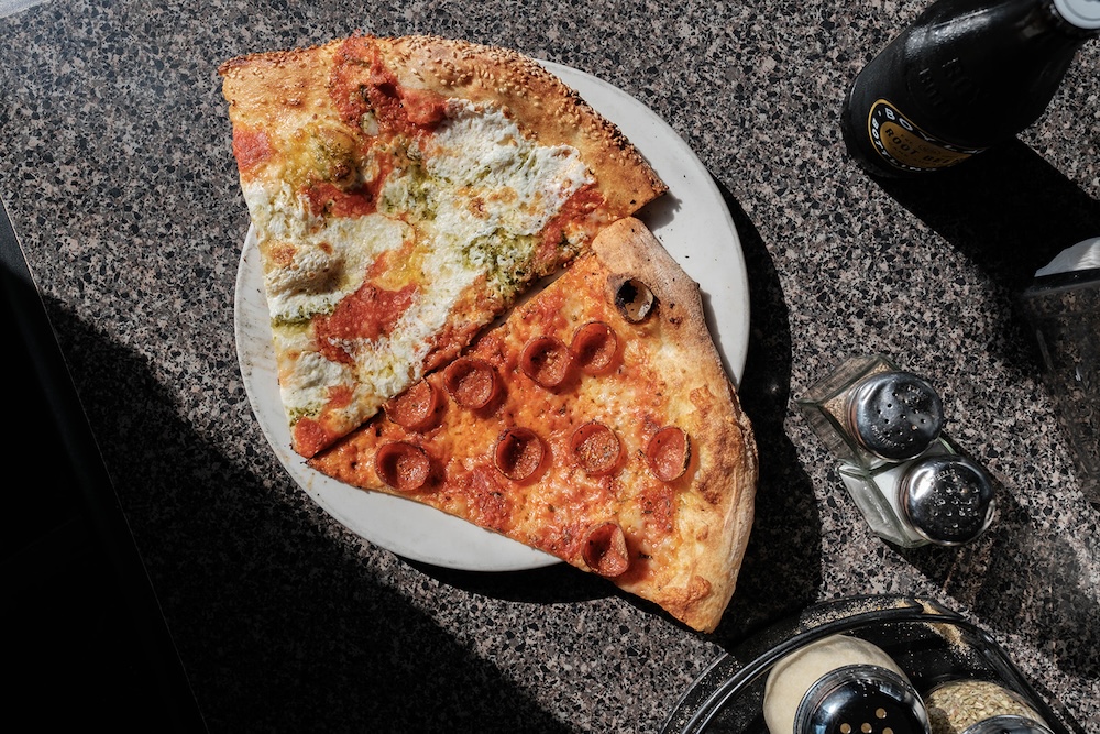 Pizza at Brio's Pizzeria and Restaurant in Phoenicia NY