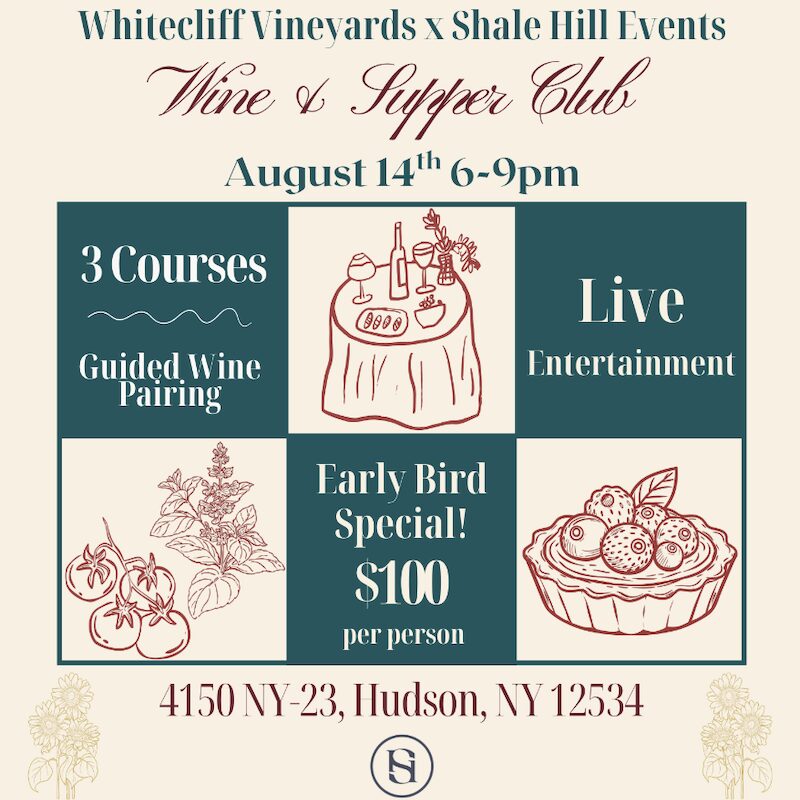 Taste of Summer Dinner Part at Whitecliff Vineyards