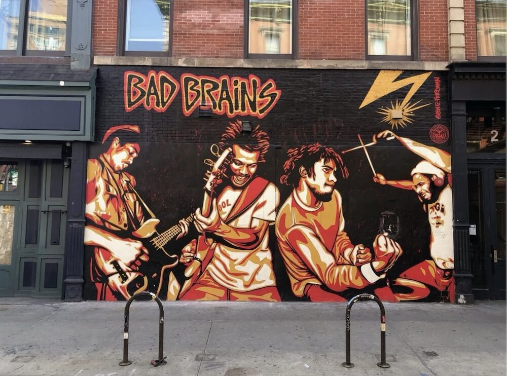 Bad Brains mural in NYC.
