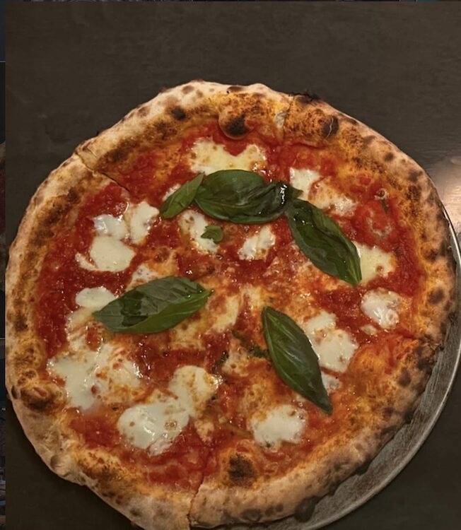 Pizza at Shelter Restaurant in Woodstock NY
