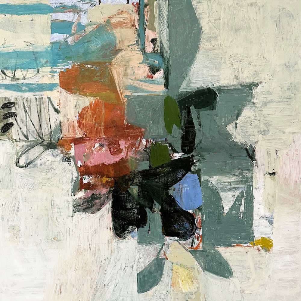 Queen of Hearts by abstract artist Jenny Nelson.