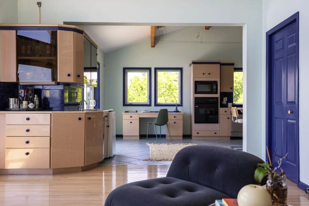 Office and kitchen space at 63 River Road, Malden NY.