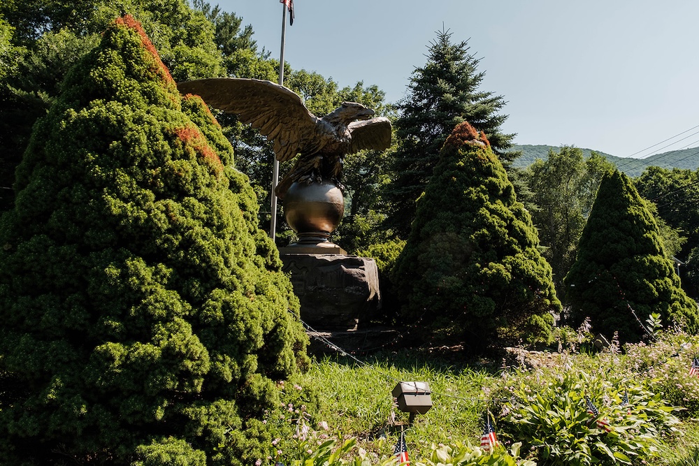 The Eagle Statue in Phoenicia NY