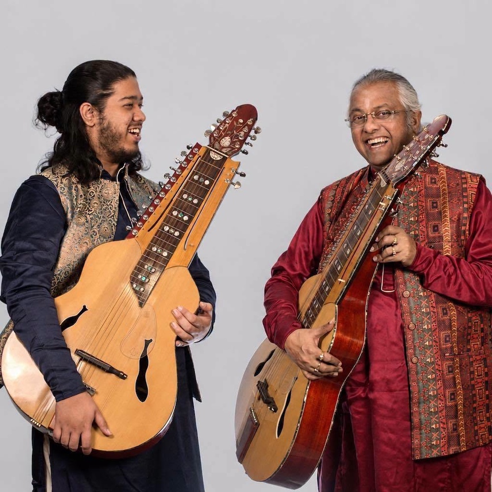 Indian Slide Guitar: Pandit Debashish Bhattacharya & Suryadipta Bhattacharya & Ehren Hanson at The Local in Saugerties NY