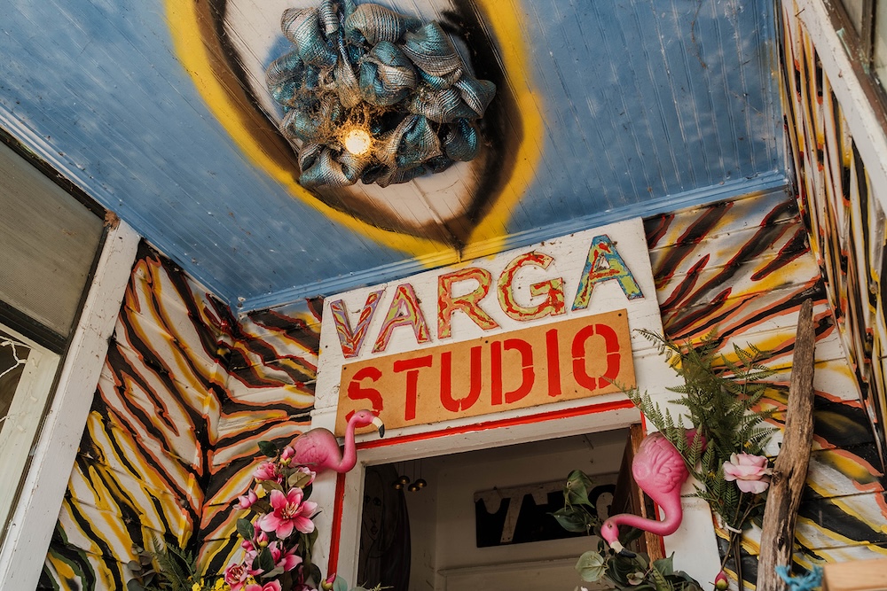 Entrance to Varga Gallery and Studio in Phoenici aNY