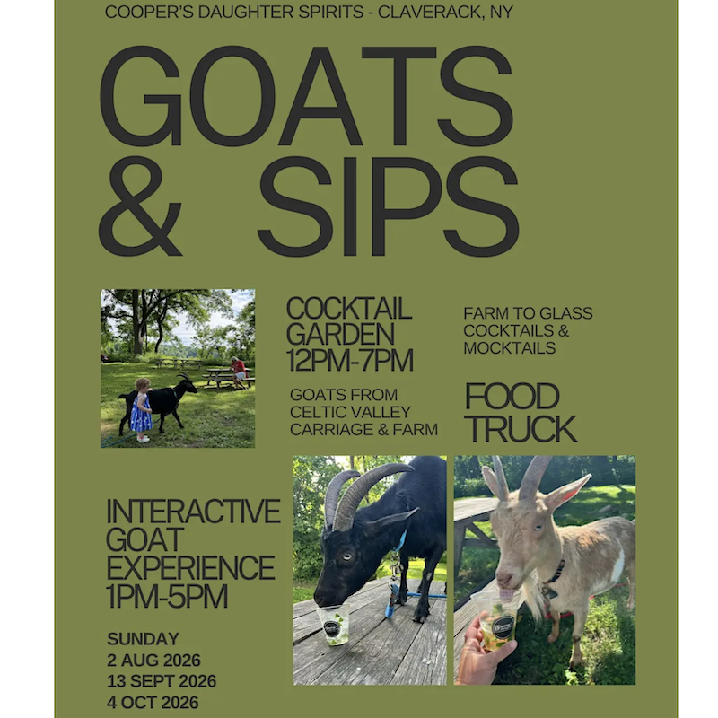 Goats and Sips Coopers Daughter Spirits